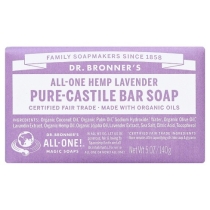 Dr. Bronner's Pure Castile Soap Bar Lavender 140g