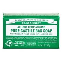 Dr. Bronner's Pure Castile Almond Soap Bar 140g