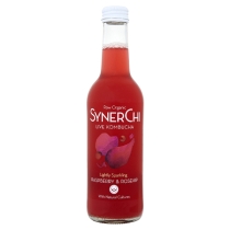 Raw Organic Synerchi Live Kombucha Raspberry & Rosehip 330ml