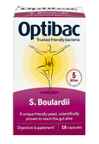 OptiBac Probiotics Saccharomyces Boulardii 16 Capsules