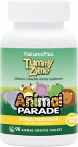 Natures Plus Animal Parade Tummy Zyme Tropical Fruit 90 Chews