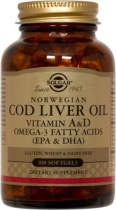 Norwegian Cod Liver Oil 250 Softgels