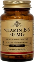 Solgar Vitamin B6 50 mg 100 Tablets