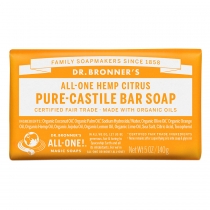 Dr. Bronner's Pure-Castile Bar Soap Hemp Citrus 140g