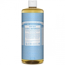 Dr. Bronner's Pure-Castile Liquid Soap (Unscented Baby-Mild) 946ml