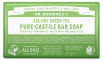 Dr. Bronner's Pure-Castile Soap Green Tea 140g