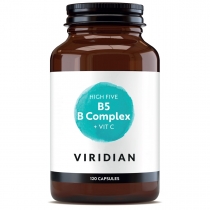 Viridian High Five B5 B-Complex + Vitamin C 120 Capsules