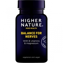 Higher Nature Balance for Nerves with B Vitamins & Magnesium 30 Caps