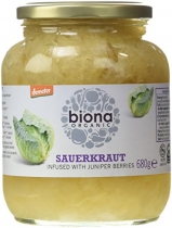 Biona Organic Sauerkraut With juniper Berries 680g