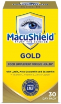 MacuShield Gold Food Supplement For Eye Health 30 Capsules