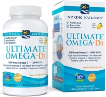 Nordic Naturals Ultimate Omega-D3 120 Softgels