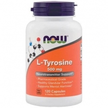 Now L-Tyrosine 500mg 120 Capsules