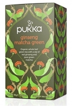 Pukka Organic Ginseng Matcha Green Tea  20 Tea Sachets