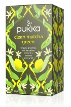 Pukka Organic Clean Matcha Green 20 Tea Sachets