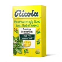 Ricola Mouthwateringly Good Swiss Herbal Sweets Refreshing Lemon Mint 45g