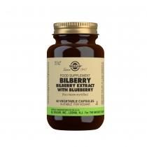 Solgar Bilberry Berry Extract With Blueberry 60 Vegetarian Capsules