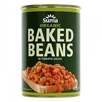 Suma Organic Baked Beans in Tomato Sauce 400g