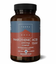 Terranova Pantothenic Acid 250MG Complex 100 Vegetarian Capsules