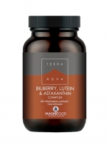 Terranova Bilberry, Lutein & Astaxanthin Complex 100 Vegetarian Capsules