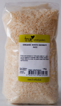 True Foods Organic White Basmati Rice 1Kg