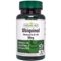 Natures Aid Ubiquinol 50mg 30 Softgels