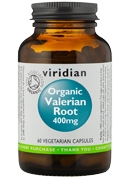 Viridian Organic Valerian Root 400mg (60 Caps)