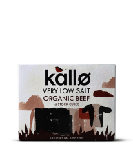 Kallo Very Low Salt Organic Beef Stock Cubes