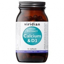 Viridian High Potency Calcium & D3 90 Capsules