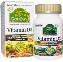 Natures Plus Source of Life Garden - Vitamin D3 2500IU 60 Vegan Caps