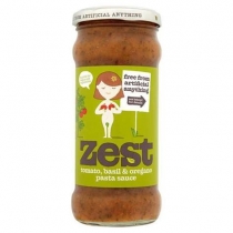 Zest Tomato, Basil & Oregano Pasta Sauce 340g