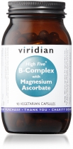 Viridian High Five B-Complex with Magnesium Ascorbate (90 Caps)