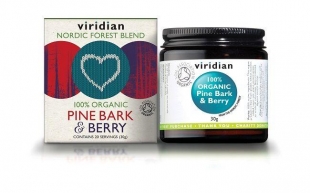 Viridian Nordic Forest Blend 100% Organic Pine Bark and Berry 30g