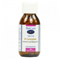 BioCare B Complex Plus Magnesium Yeast Free 60 Capsules