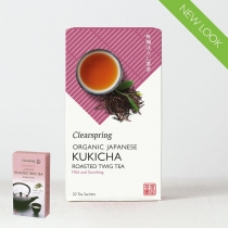 Clearspring Organic Japanese Kukicha Roasted Twig Tea (20 Teabags)