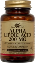 Alpha Lipoic Acid 200 mg Vegetable Capsules