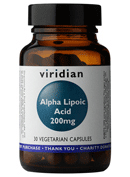 Alpha Lipoic Acid 200mg Veg Caps