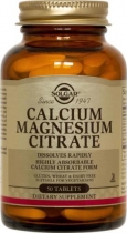 Solgar Calcium Magnesium Citrate 50 Tablets