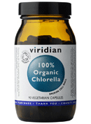 Viridian Organic Chlorella 400mg 90 Capsules