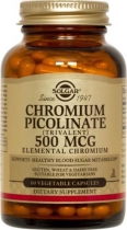 Chromium Picolinate 500 µg Vegetable Capsules
