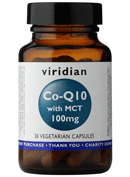Co-enzyme Q10 100mg with MCT 60 Vege. Capsules