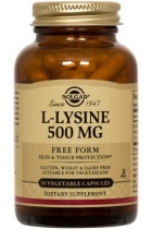 L-Lysine 500 mg Vegetable Capsules