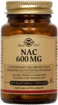 NAC (N-Acetyl Cysteine) 600 mg Vegetable Capsules