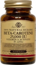 Natural Source Oceanic Beta Carotene 7 mg Softgels