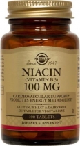 Niacin 100 mg Tablets (Vitamin B3)