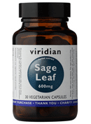 Sage Leaf Extract 600mg Veg Caps