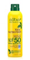 Alba Botanica Kids Sunscreen Tropical Fruit Clear Spray SPF50 171g