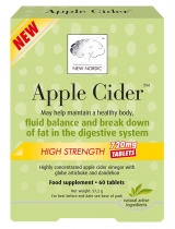 New Nordic Apple Cider High Strength Twin Pack 120 Tablets