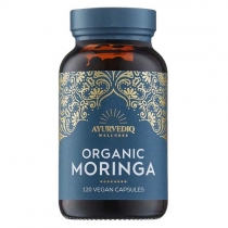 Ayurvediq Wellness Organic Moringa 120 Vegan Capsules