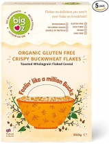 Big Oz Organic Gluten Free Crispy Buckwheat Flakes 350g