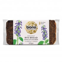 Biona Organic Rye Chia & Flaxseed Bread 500g